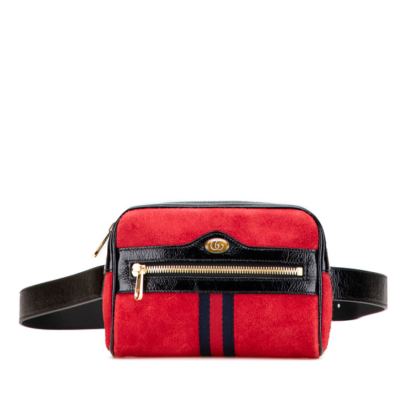 Pre-Loved Gucci Small Suede Ophidia Belt Bag - Picture 1 of 12